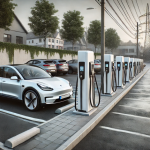 Sept nouvelles bornes de recharge rapide s&rsquo;installent à Noville-les-bois